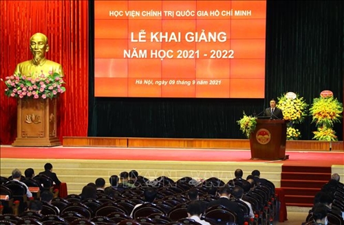 Học viện Chính trị Quốc gia Hồ Chí Minh khai giảng năm học 2021-2022